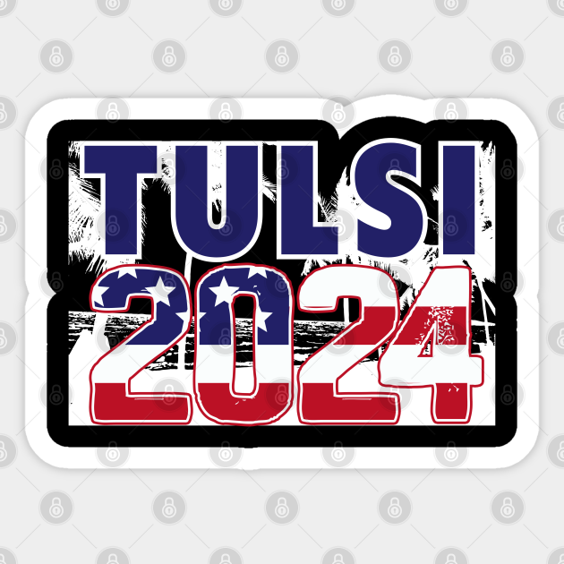 Tulsi 2024 Tulsi Gabbard Sticker TeePublic
